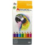 مداد رنگی 12 رنگ ادمیرال