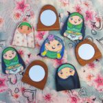 آینه چوبی دخترانه  ( حجاب زیبا )