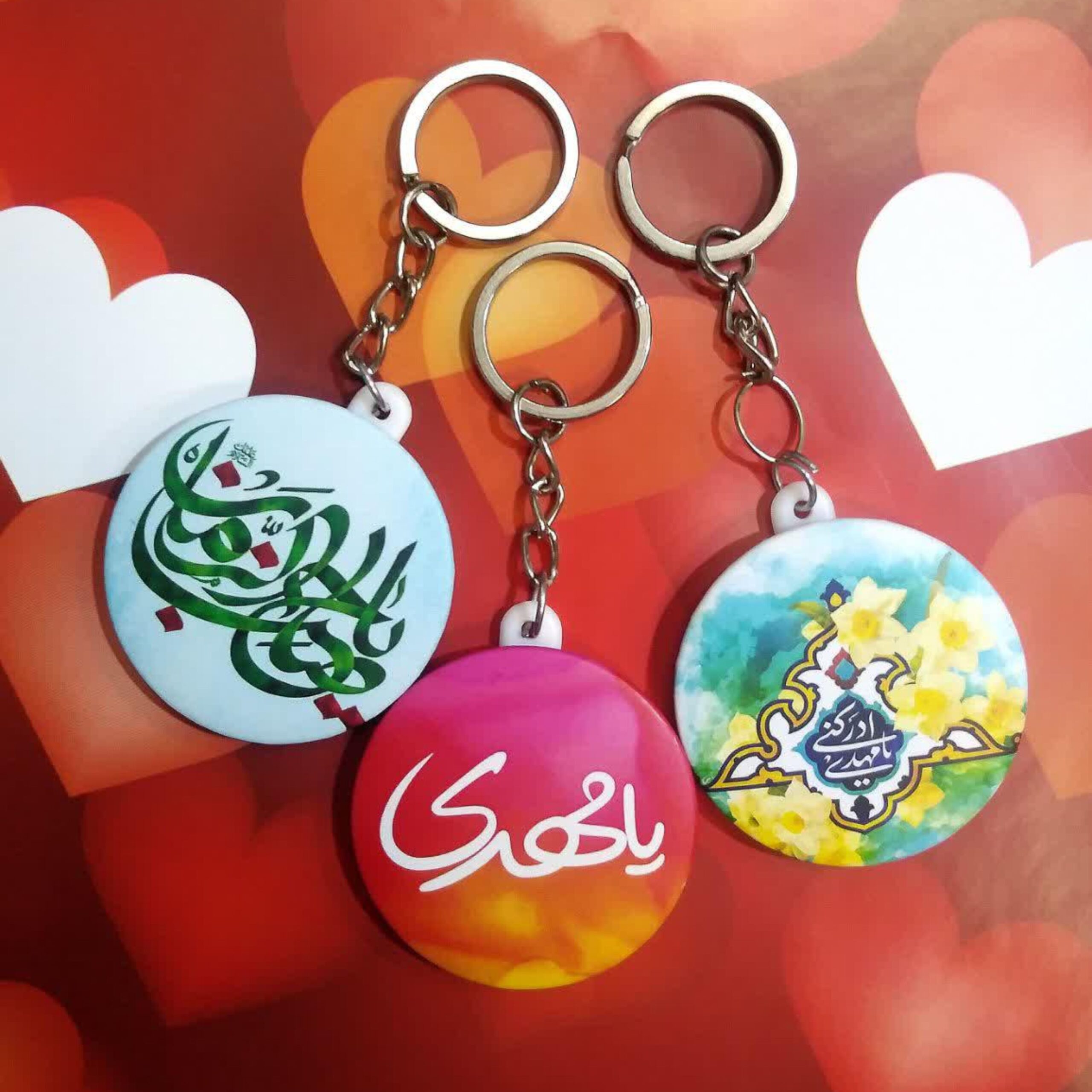 F7IDwkHR9dJwlxcw1AYjUzgEvSyOIptErATKtInOeopdPSaj9Y.jpg جاکلیدی مهدوی از جنس پلاستیک با صفحه فلزی و زنجیر فلزی مناسب - Image 1