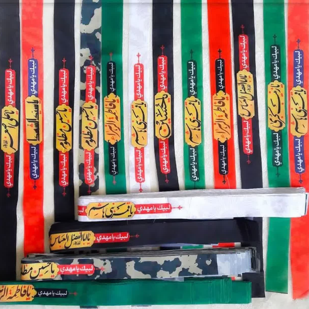 SrSIHbxpVkE1AmOF5UzxIrEHoDbHbY0qlg2Y1GsMYE5aUOs9CC.jpg سربندهای محرمی با چاپ سابلیمیشن ( مذهبی ) - Image 1